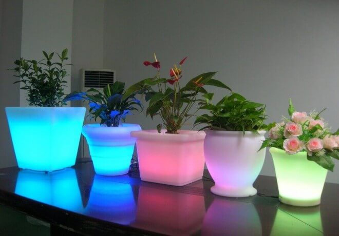 vase lamp flower pots