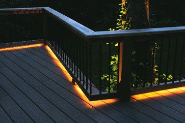 Outdoor Lighting Project- under railing deck light