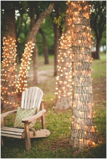 Outdoor string light ideas #21