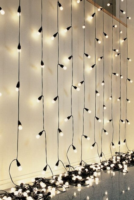 Indoor string light ideas #26