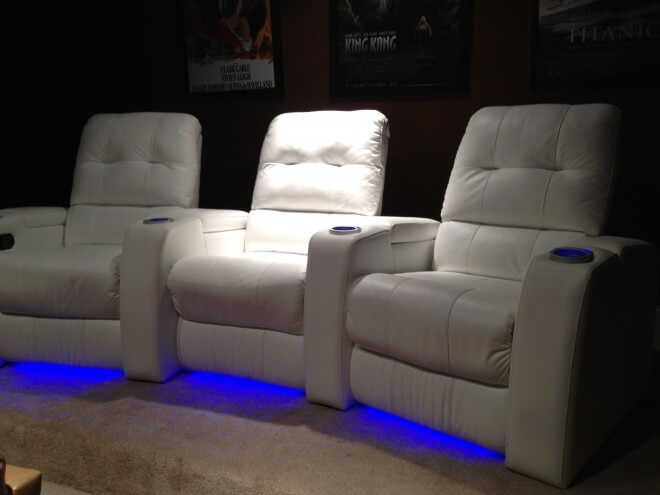 home theater lighting in your seats