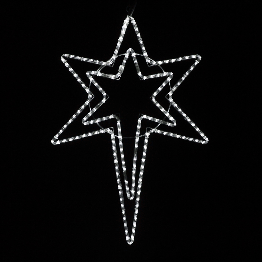 Star of Bethlehem Twinkling Rope Light Motif