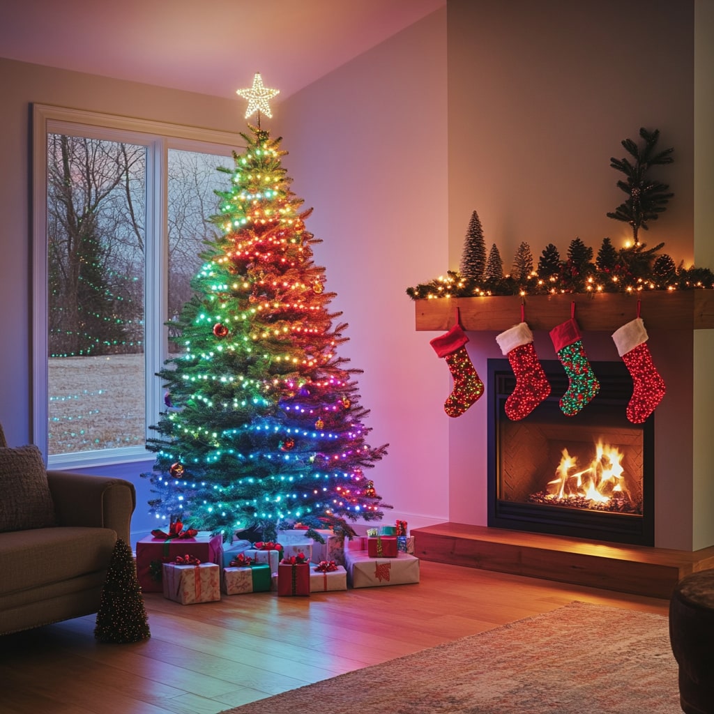 Update Your Holiday Decor With Christmas Smart Lights