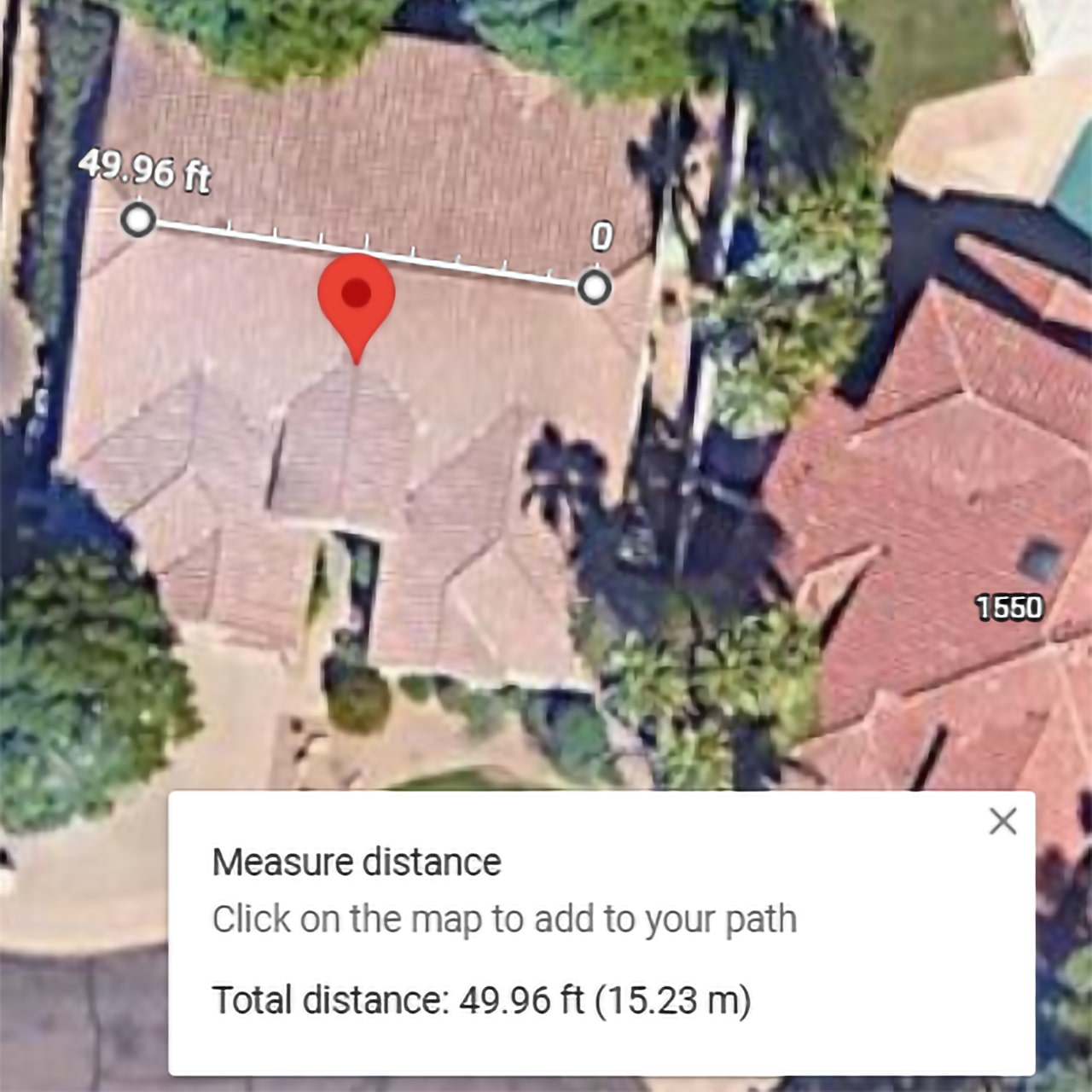 Measure Using Google Maps or Google Earth