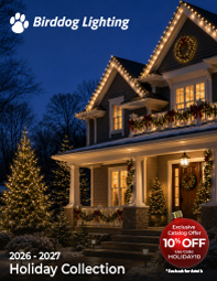 Birddog Lighting 2026-2027 Holiday Lighting Catalog
