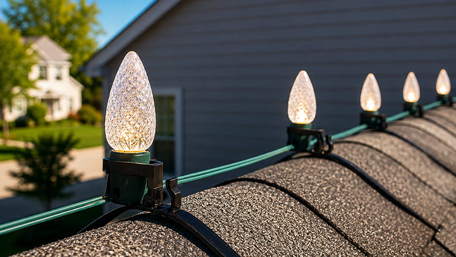 Christmas Lights Outdoor Power Planning