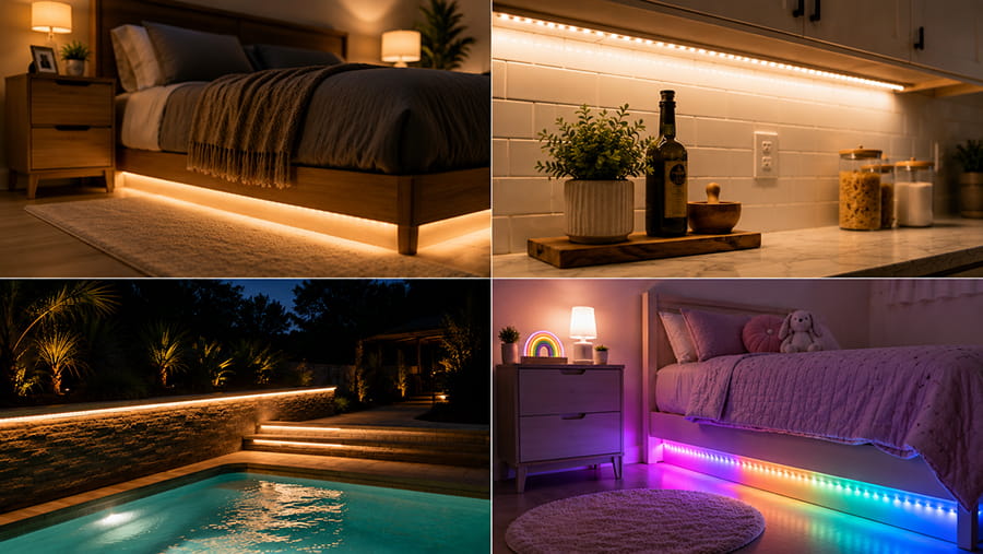 LED Strip Lights Installation Location
