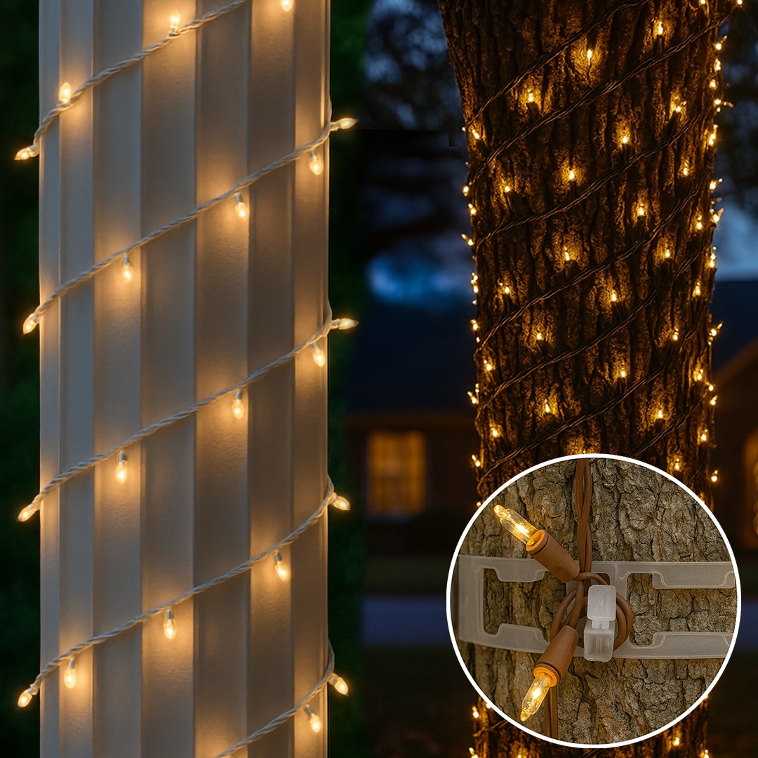 Effortless Tree and Pillar Lighting