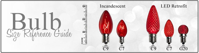 Christmas Light Bulb Sizes